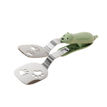 Bear-Shaped Retractable Food Tongs Stainless Steel 1 Pair