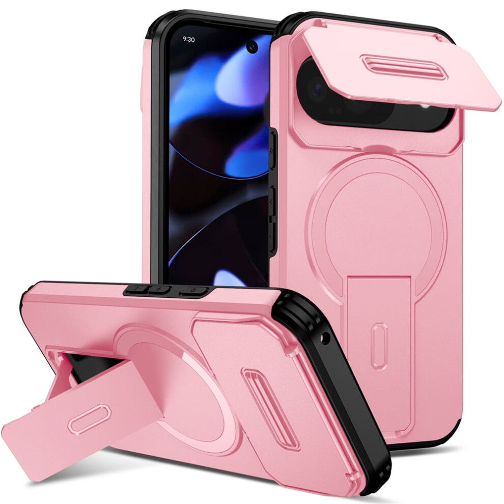 Rugged Case For Google Pixel 9 And 9 Pro 6.3 Inch Pink 937196022267