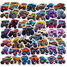 Transportation Vehicles Stickers Cartoon Cars Trucks