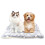 Tapete macio para cama de cachorro cinza, tamanho G33x22 polegadas 1