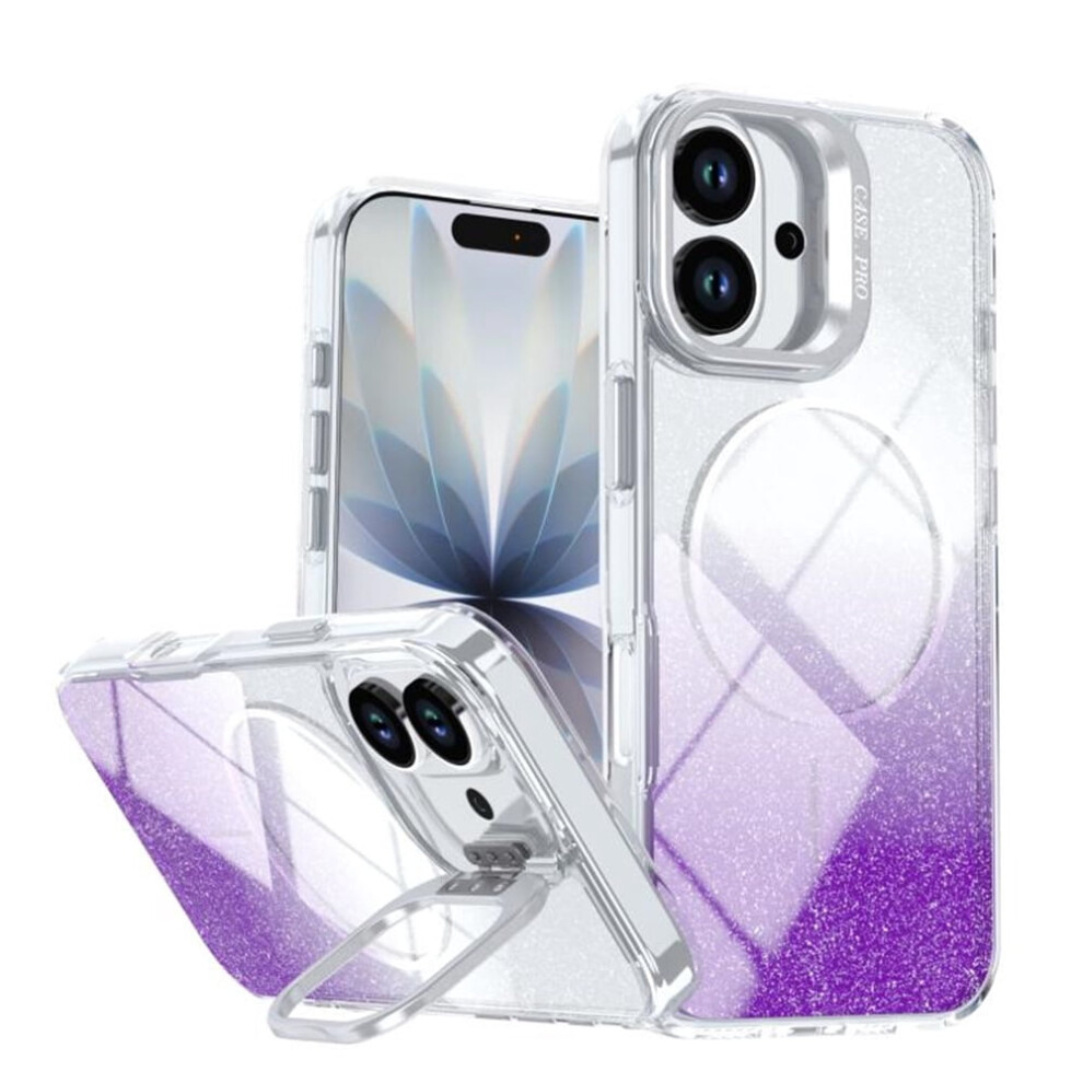 Iphone 17 6.3" Slim Magnetic Glitter Case Â Purple 937196020720