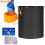 Uioepy 5-Gallon Filter Bag, Black – Compatible with Coffee, Herbal, Soymilk, Grape Liquid; Full-Screen, Drawstring, Bubble Design 1