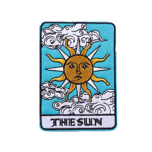 Tarotkort Broderilapp Sol Måne Djur 1 st