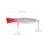 Grande esca artificiale Popper da pesca, 12 cm, 45 g, con ami e anello. 4