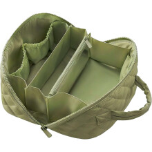 Reise-Kosmetiktasche, flach zusammenklappbar, großes Fassungsvermögen