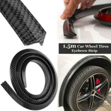Car Wheel Tire Eyebrow Edge Extension Trim Strip 1.5M