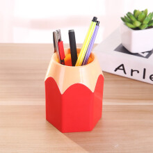 Schreibtisch-Stiftehalter aus Acryl, rot, 1 Stück
