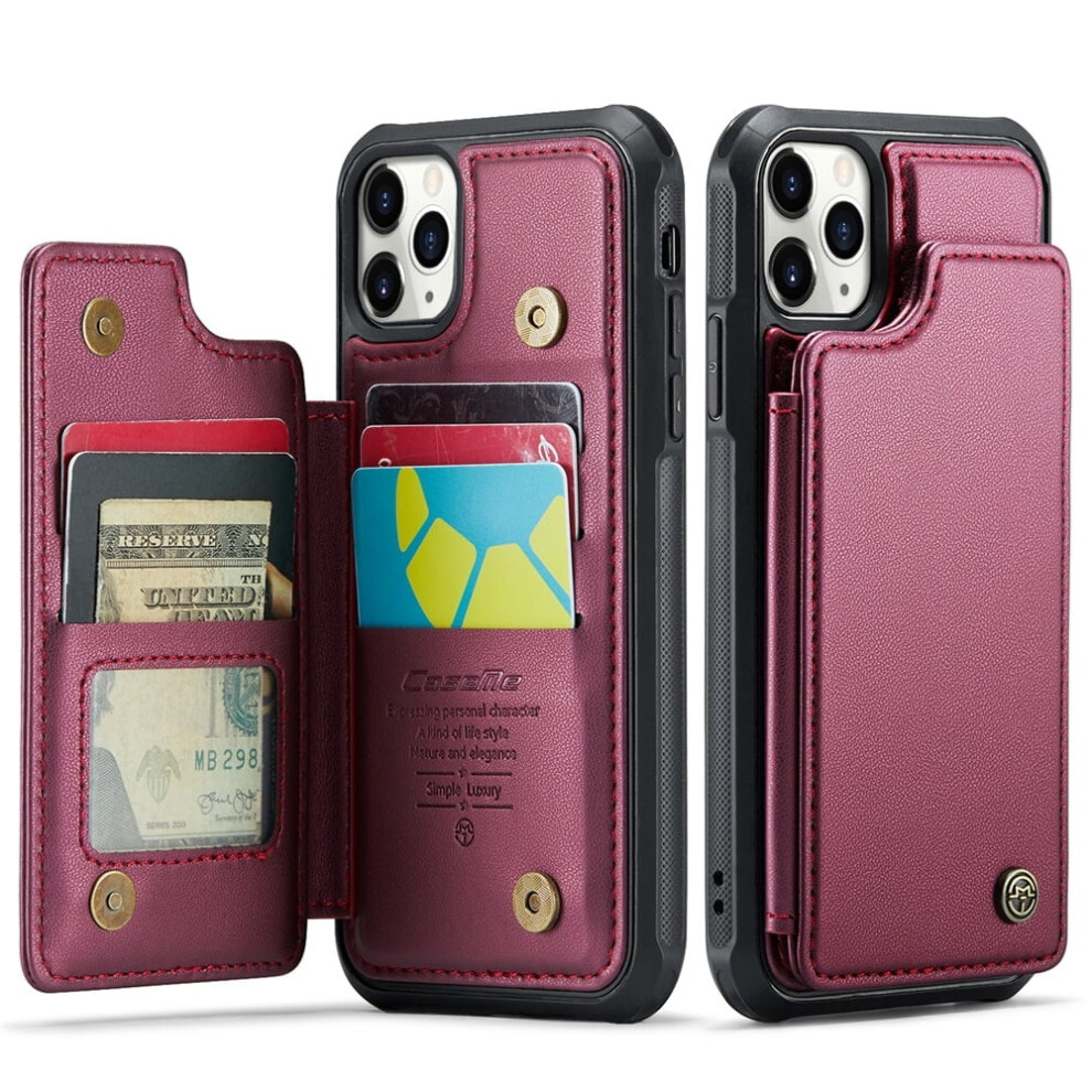 Caseme Leather Wallet Case For Iphone 11 Pro Max With Rfid 919886085646
