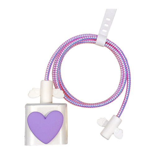 Charging Cable Protector Case Violet 1