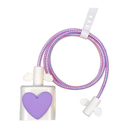 Charging Cable Protector Case Violet 2