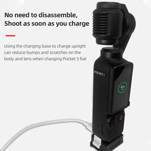 Quick Release Base Mount for Osmo Pocket, Aluminum, 1/4 2