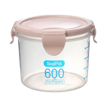 Overnight Oats Containers, Airtight Snap Lock, Leakproof & BPA-Free, 600ml Pink Reusable Jars for Oatmeal, Cereal, Milk – Compatible with Standard
