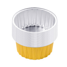 2026 New Arrival Bakeware 20PCS Reusable Round Aluminum Foil Tin Cups Aluminum Foil for Fryer