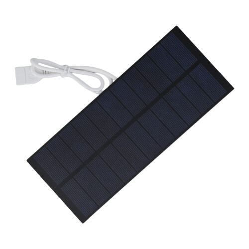 Φορητός φορτιστής ηλιακού πάνελ 5.5V 2.5W USB για εξωτερικούς χώρους