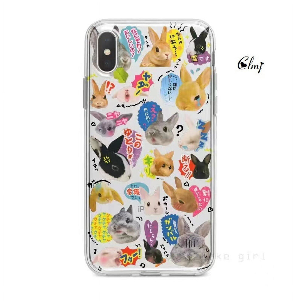 Rabbit Seal Phone Case For Iphone 14 Plus 11Â13 Pro Xs Xr 937196022403