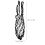 Chicken Feeder Toy Cotton Black 1 Pack 2