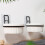 WHAMVOX Black Wall-Mounted Pet Feeder Rack for Cats and 3