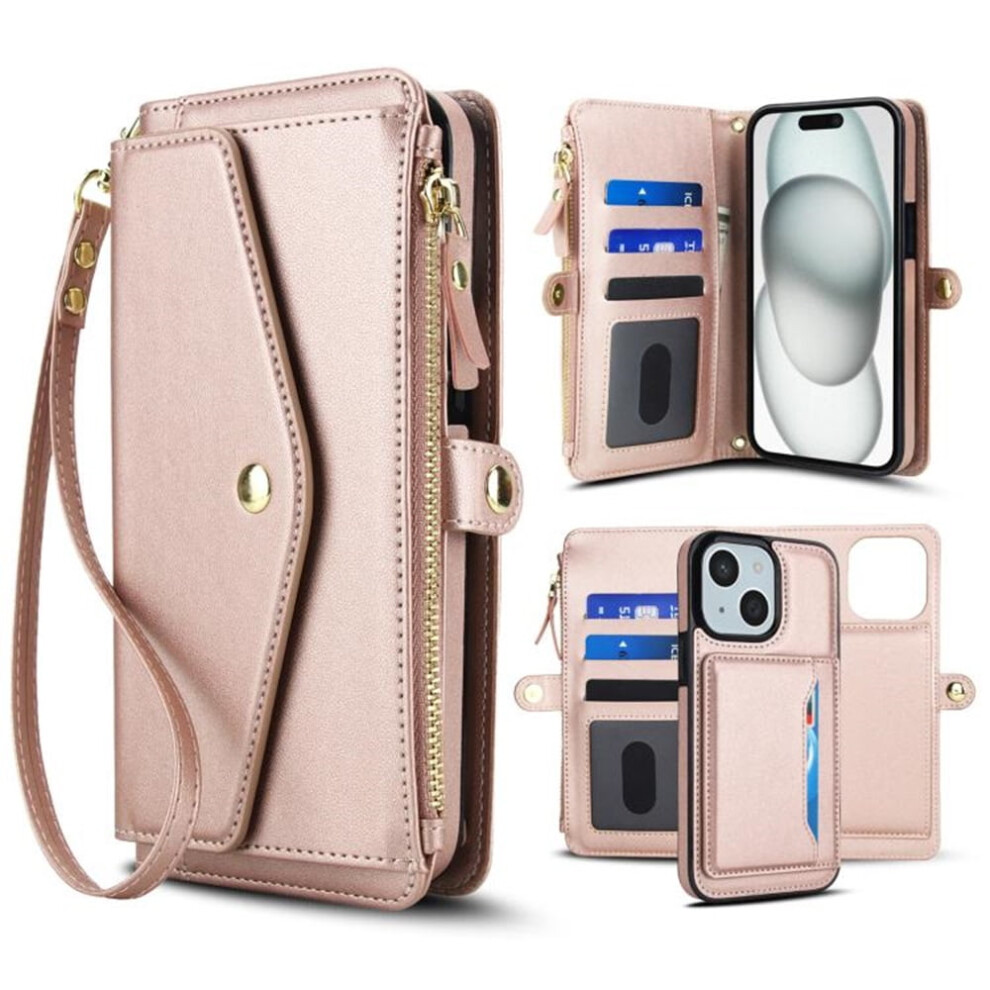 Rfid Blocking Pu Leather Wallet Case For Iphone 13 Mini 919886094242