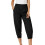Women's Capris Casual Solid Cropped Pants with Pockets 1