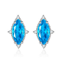Diamond Earrings for Women High Carbon Diamond Jewelry for Her Birthday Christmas Gift