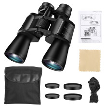 Binoclu cu zoom de 50 mm, vedere 24x în lumină slabă