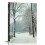 Fiber Optic Snow Covered Tree Scene Canvas Wall Art 1