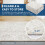 Washable geometric runner rug 2 ft x 6 ft ivory 5