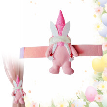 Easter Curtain Tiebacks Rabbit Couple Decor 1PC