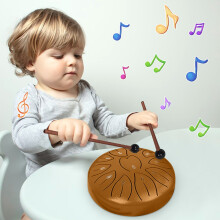 Steel Tongue Drum Rain Chime 11-Note Garden Outdoor Use