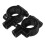 Motorcycle Handlebar Mirror Mount Black 1 Pair 6