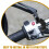 Motorcycle Handlebar Mirror Mount Black 1 Pair 7
