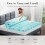 Surmatelas en mousse à mémoire de forme, format double, 7,6 cm (3 pouces) 6