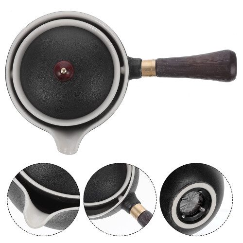 Kettle with Filter Black 1 Pack 6.68x4.32x2.16 in