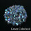 Crystal glass bicone beads green 3mm 100pcs 1