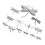 Libelle hanger legering sieraden doe-het-zelf set 13 stuks 1