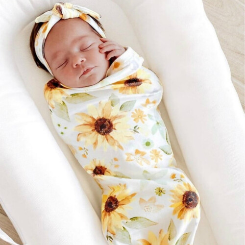 Gigoteuse pour bébé avec bandeau à nœud papillon 1