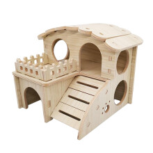 Hamster House Fun Habitat Decor Hideaway Cage Accessories, Gerbil House 14cmx13cmx12.5cm
