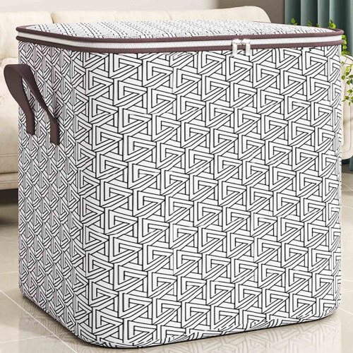Sacs de rangement en tissu épais avec fermeture éclair extra larges