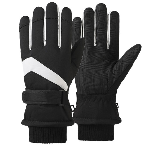 Windproof Fleece Ski Gloves Touchscreen Compatible