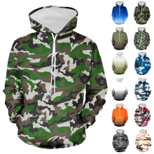 Hoodie met camouflageprint voor heren, losse pasvorm.