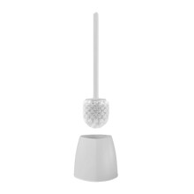 Week Toilet Brushes for Bathroom with Holder Toilet Bowl Brush with Ergonomic Long Handle Bathroom Cleaning Tool