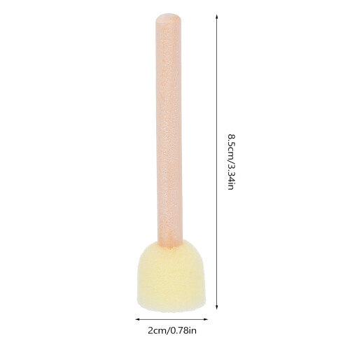 Frcolor verf sponskwast rond knutselapplicator1pak 1