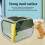 Portable pet dryer box foldable water-resistant Oxford 2