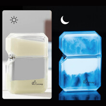 Briquet coupe-vent phosphorescent Ă motif sable mouvant