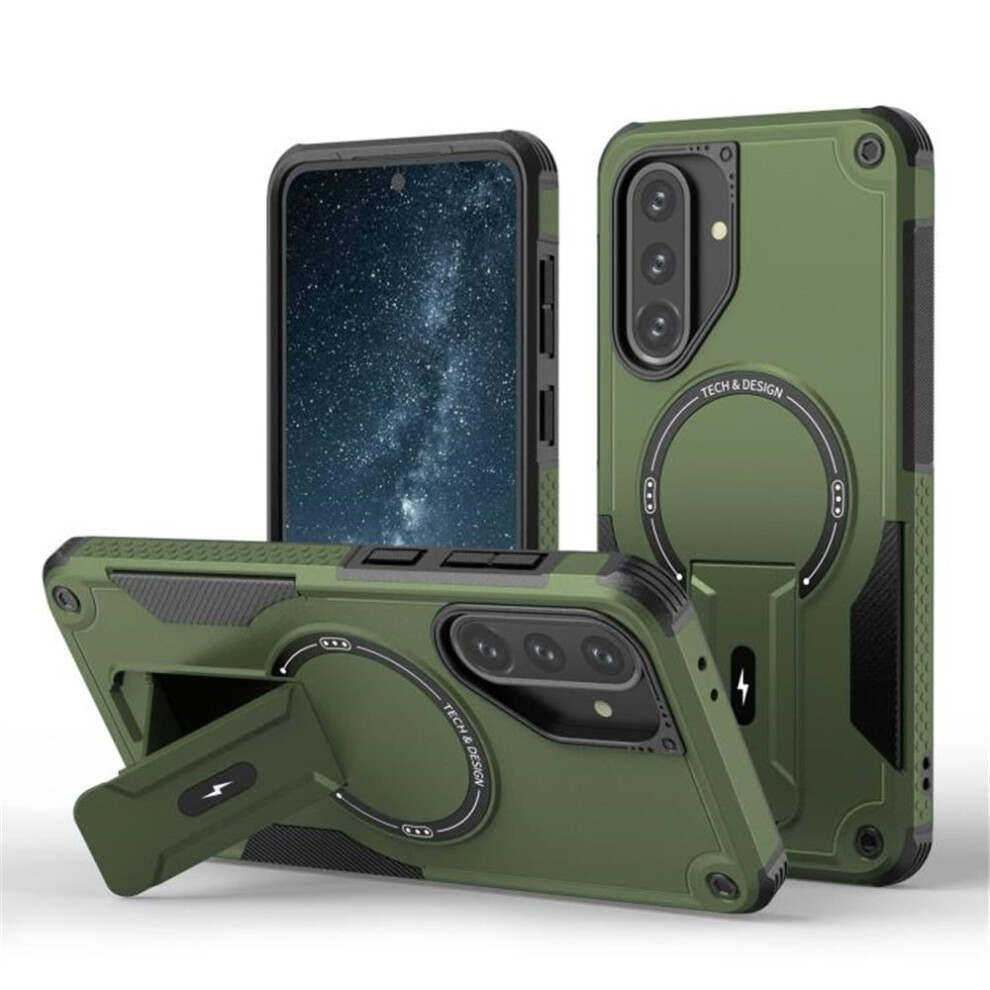 Samsung Galaxy A56 5G Case Magsafe Shockproof Tpu Green 937196025824