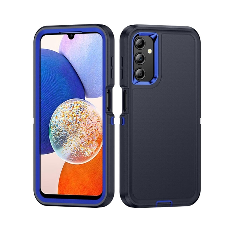 Samsung Galaxy A14 Case Shockproof Rugged 3-Layer Blue 919886086865