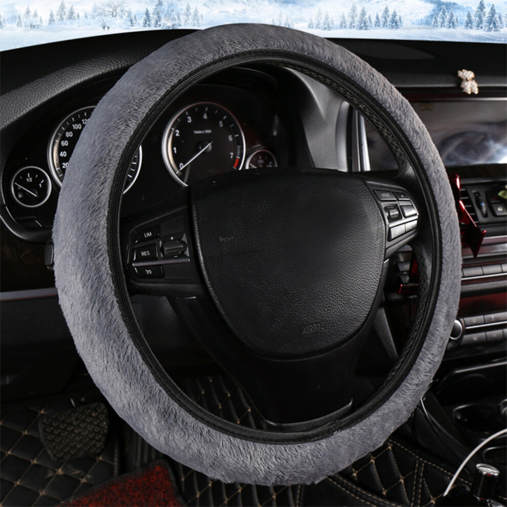 Steering Wheel Cover Elastic Stretch Soft Warm Non-Slip 919886085530
