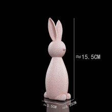 Easter Resin Couple Rabbit Home Decor Figurine, Tabletop Gift, for Creating a Warm Home Atmosphere and a Holiday Present for Loved Ones
