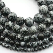 Natural Stone Beads Round Obsidian 4mm to 12mm