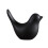 Black and White Ceramic Bird Ornament – Modern Minimalist 1